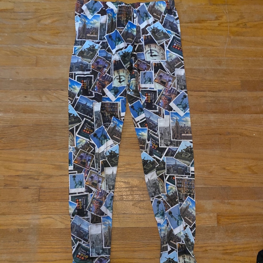 New York Photography Print Junior Leggings